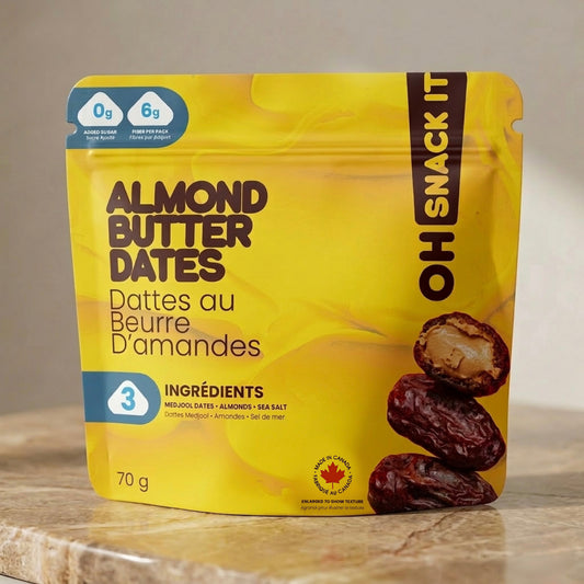 Almond Butter Stuffed Medjool Dates pouch